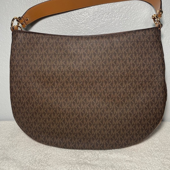Michael Kors Brooke Lg Zip Hobo in Brown/Acorn - Picture 5 of 12